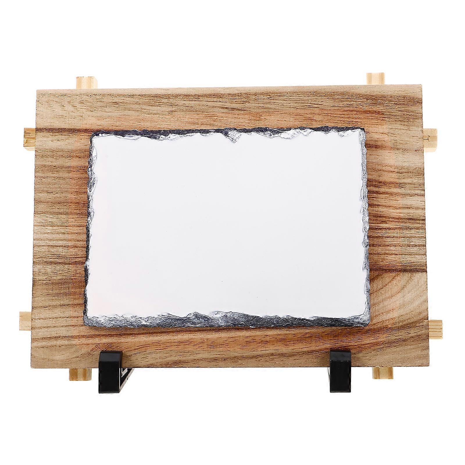 Sublimation Rock Stone Blank Picture Frame for DIY Coffee Decor