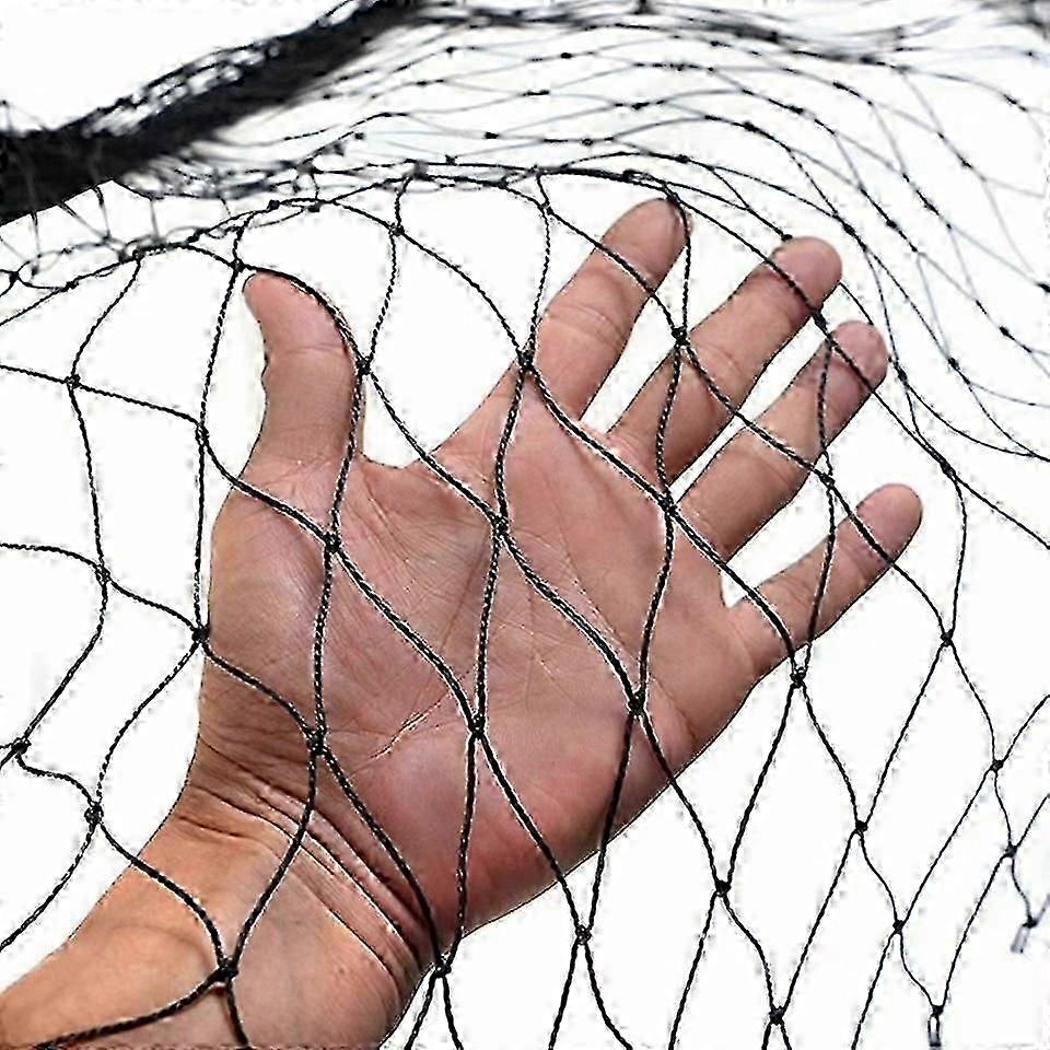 15*15m Anti Bird Netting for Garden, Heavy Duty Bird Netting with 5*5cm Square Mesh Size for Chicken Coop, Deer Fence Poultry Netting for Farm, O