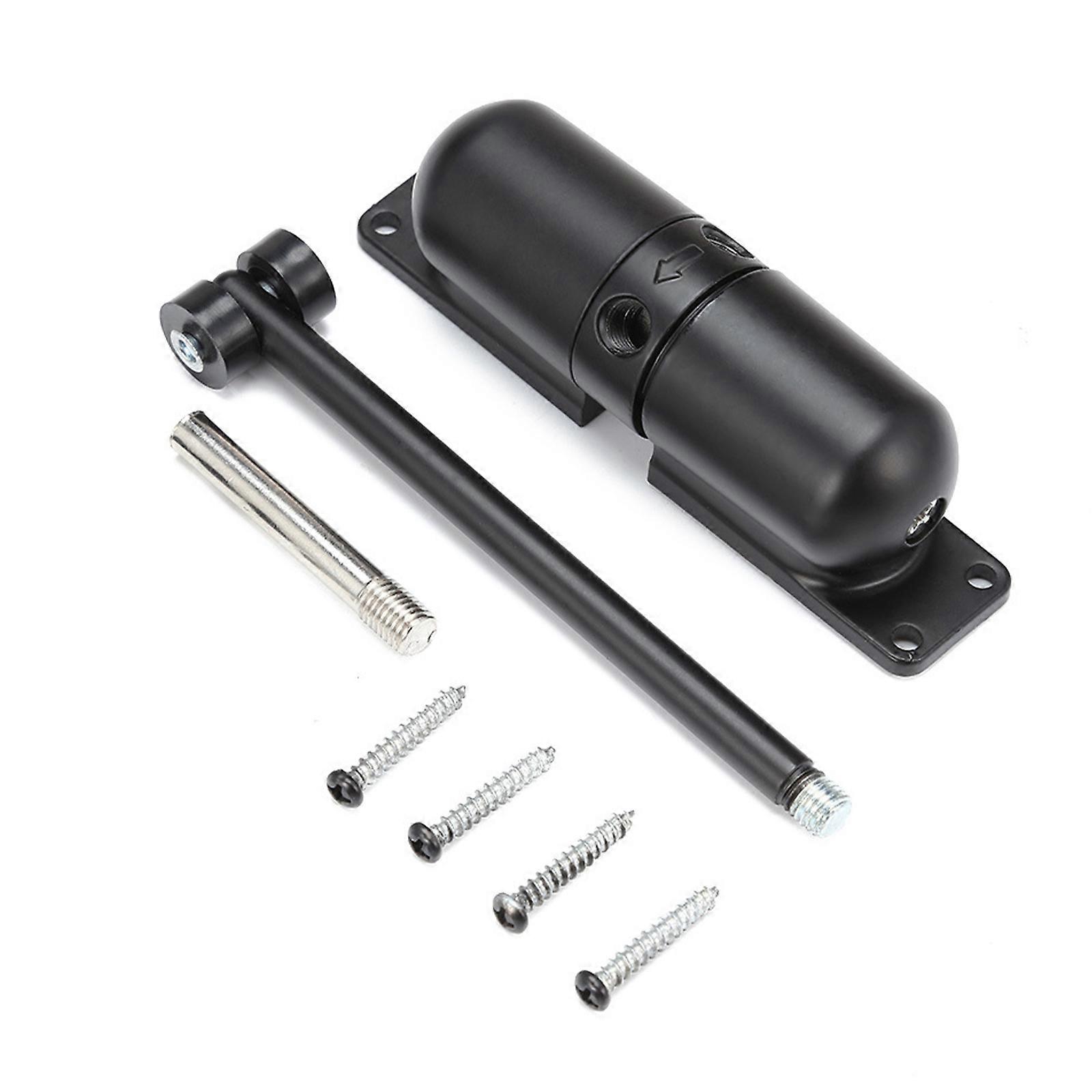 Dobradiça de fechamento automático de porta ajustável com mola de segurança, leve e com amortecedor, multicolorida.