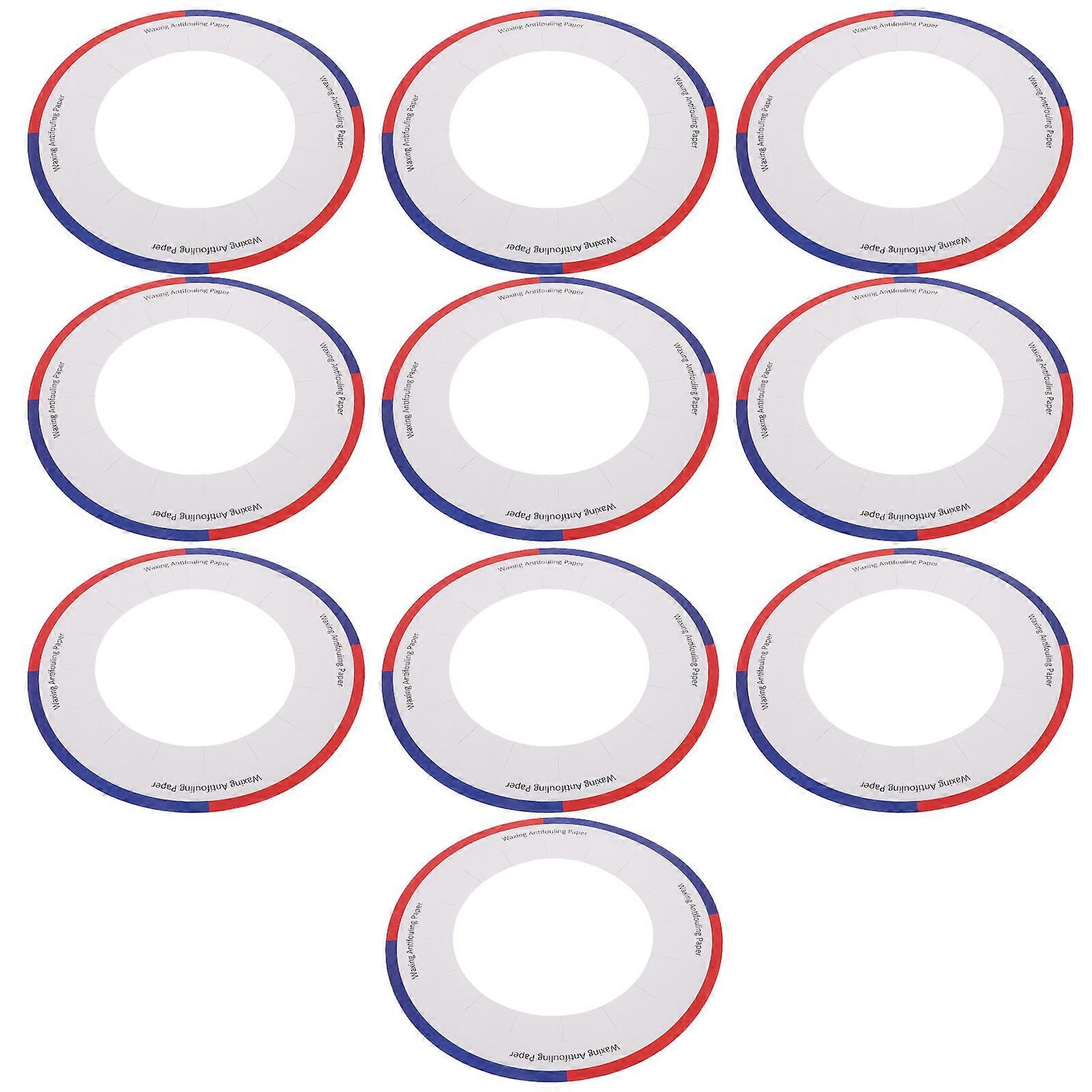 Wax Machine Ring for Waxing with 10Pcs Disposable Protective Mats Multi