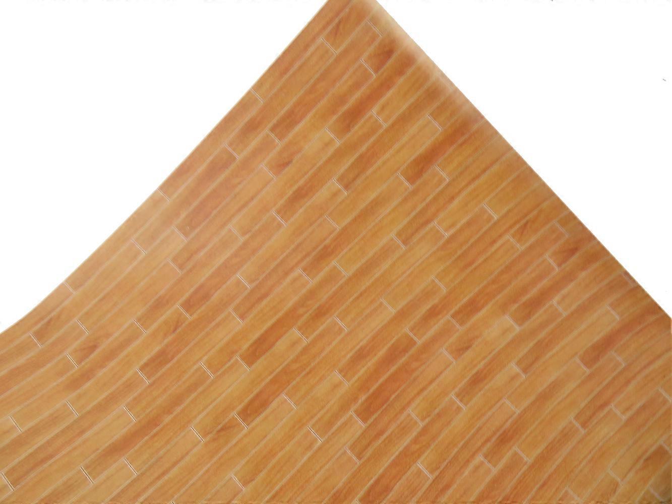 Dockor Hus Medium Trä Själv Själv självhäftande 1:12 golvbrädor Effekt Papper Golv