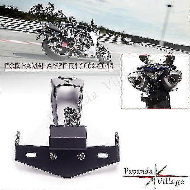 For Yamaha Yzf R1 2009-2014 Led License Plate Frame Bracket Support Tail Tidy Fender Eliminator Holder Registration Number Plate