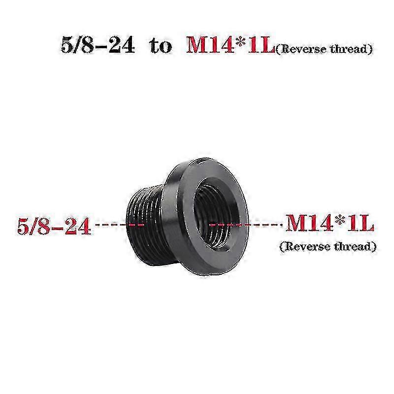 1pc Of 5/8" X 24 To 1/2-28 To M14x1 To M14x1.5 For Barrel Thread Adapter M14*1