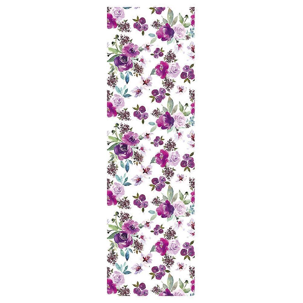 1 Set Flowers Self-adhesive Wallpaper Removable Wallpaper Background Wall Paste