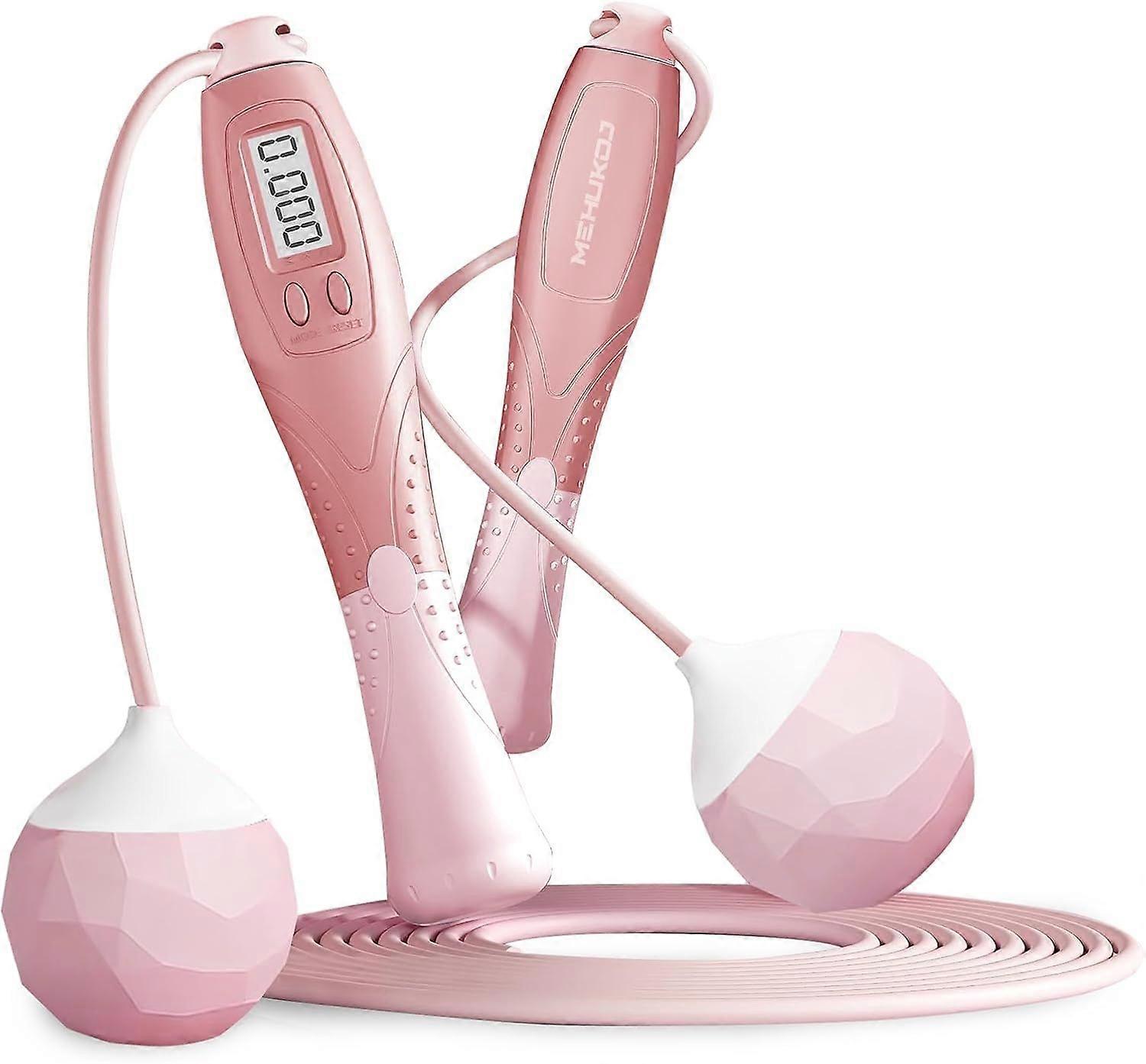 Jump Rope With Counter - Cordless Ropeless Skipping for Fitness Training - Speed Rope