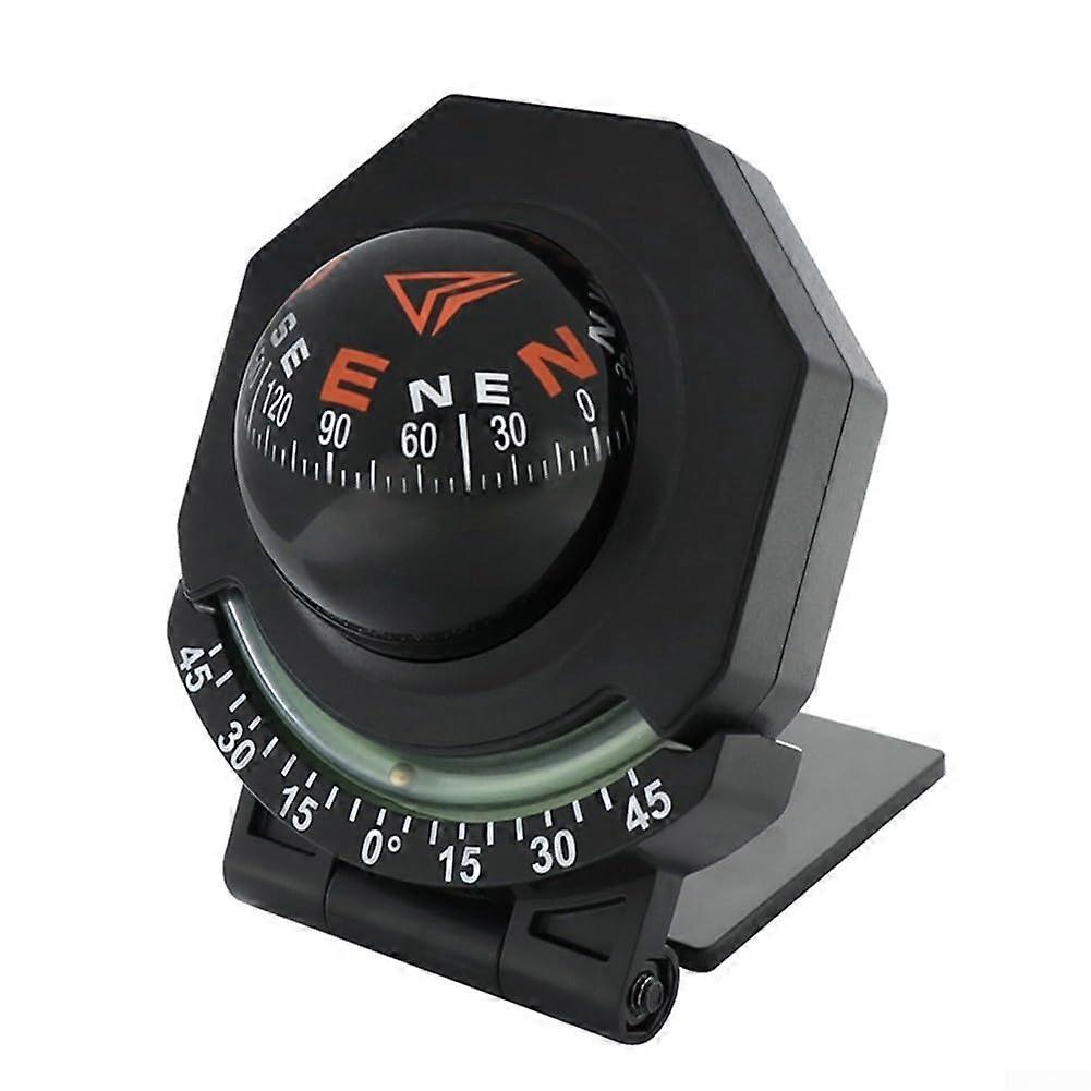 Car Compass with Clear Display, Precise Navigation, Waterproof Dashboard Mounted Design