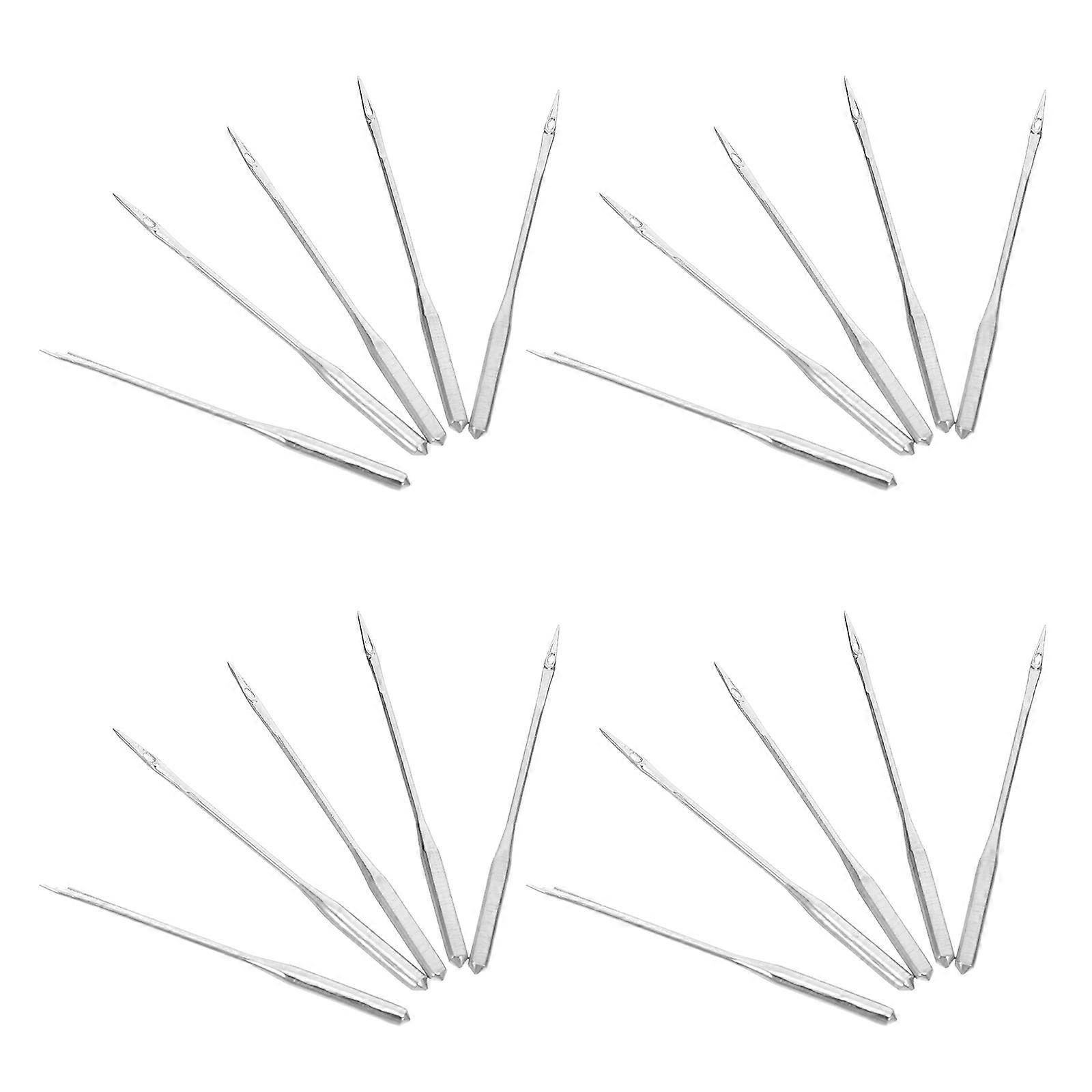 Silver Old Style Sewing Machine Needles for Durable Stitching 50Pcs