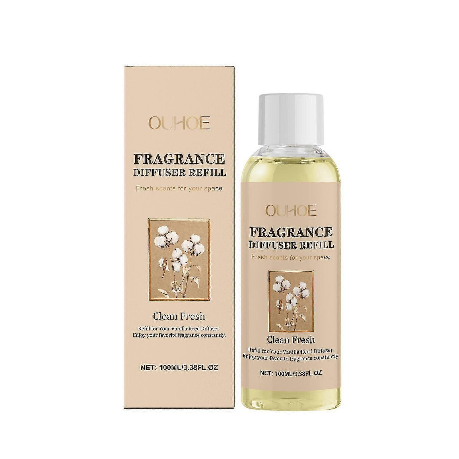 Aromatherapy Diffuser Refill - Vanilla & Jasmine Oil for Relaxation and Warm Atmosphere