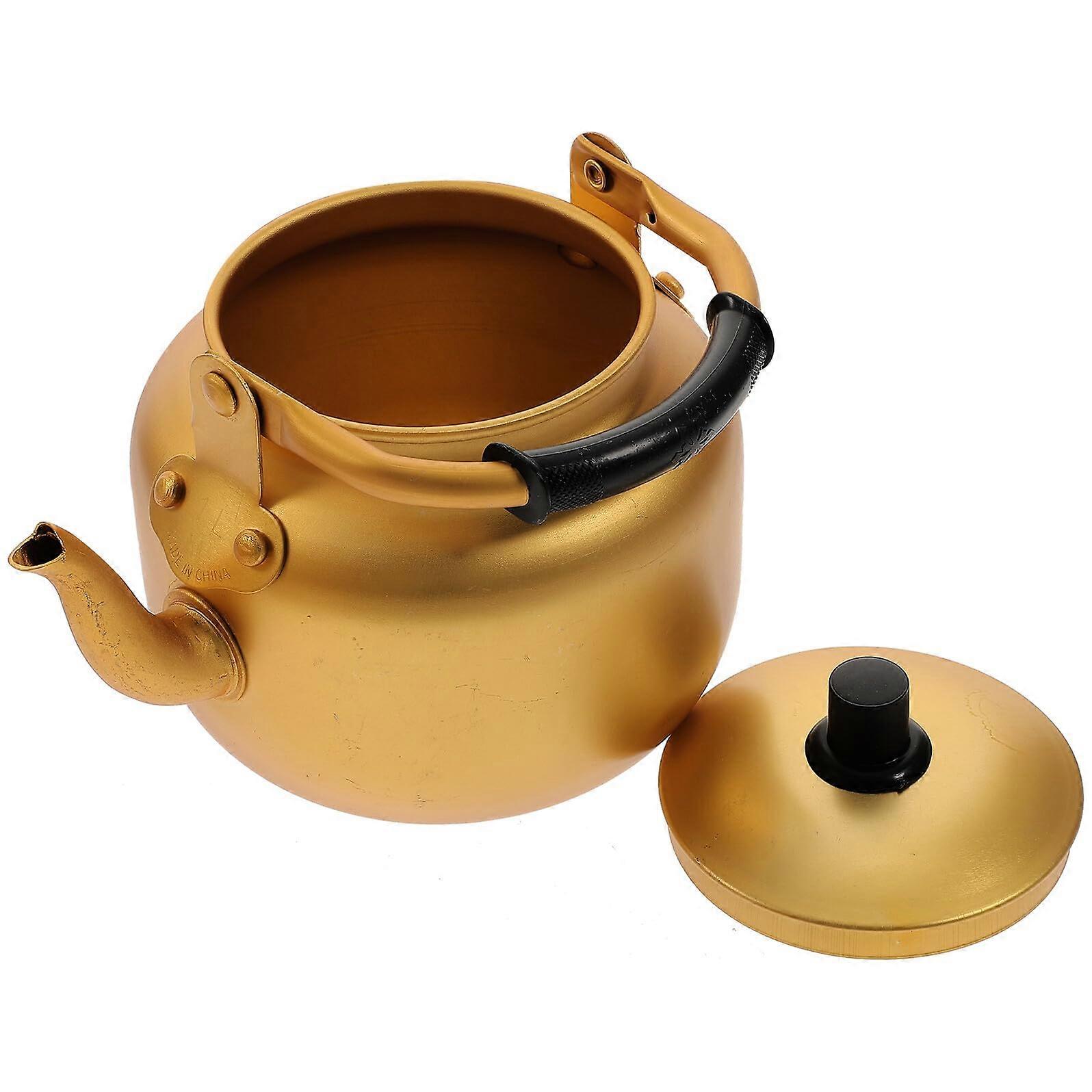 Aluminum Alloy Stovetop Tea Kettle with Ergonomic Handle, Fast Heating for Gas and Induction