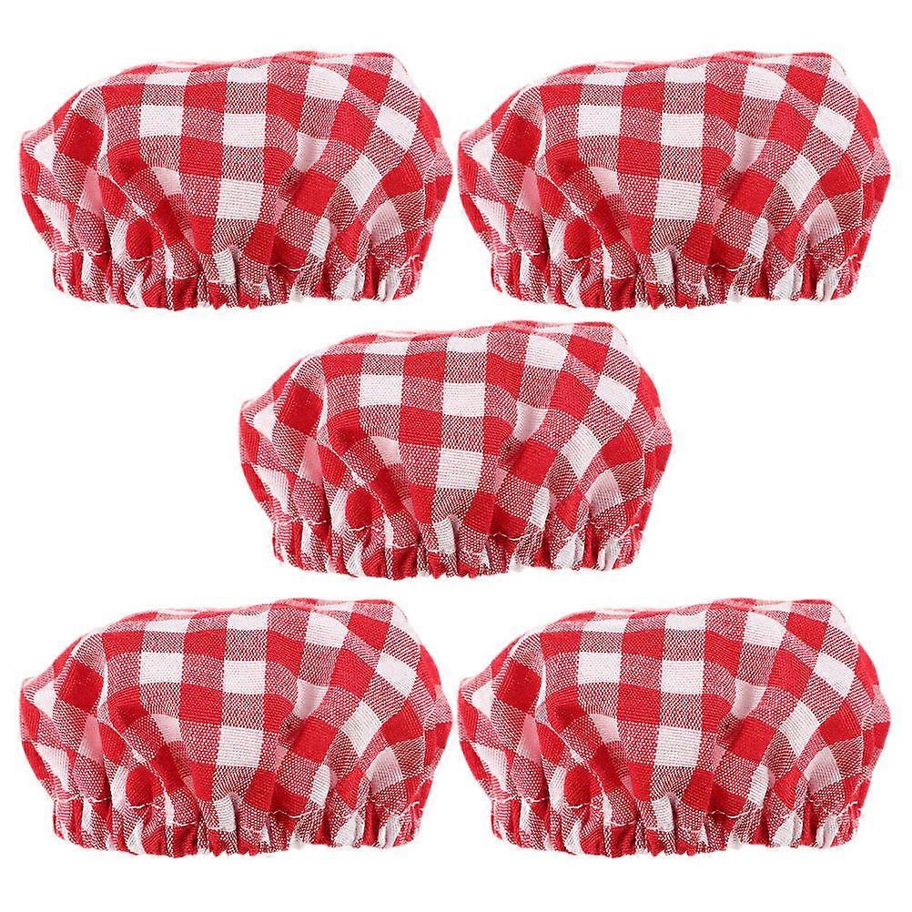 Polyester-Cotton Jar Covers for Sourdough Proofing with 5Pcs Set