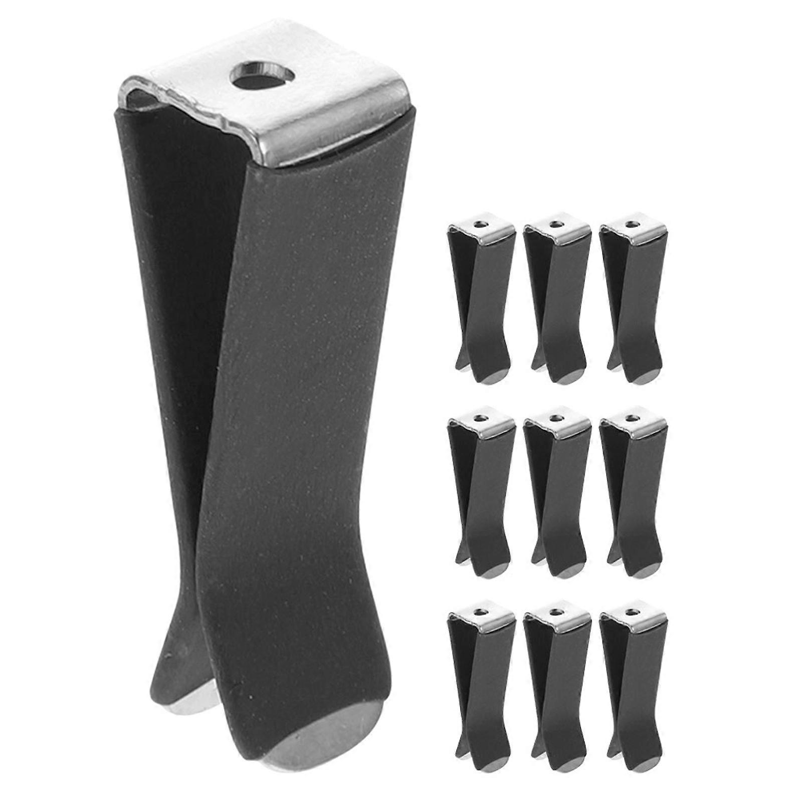 Car Vent Clips Metal Clips for Diffusers 50Pcs Black Vehicle Accessories