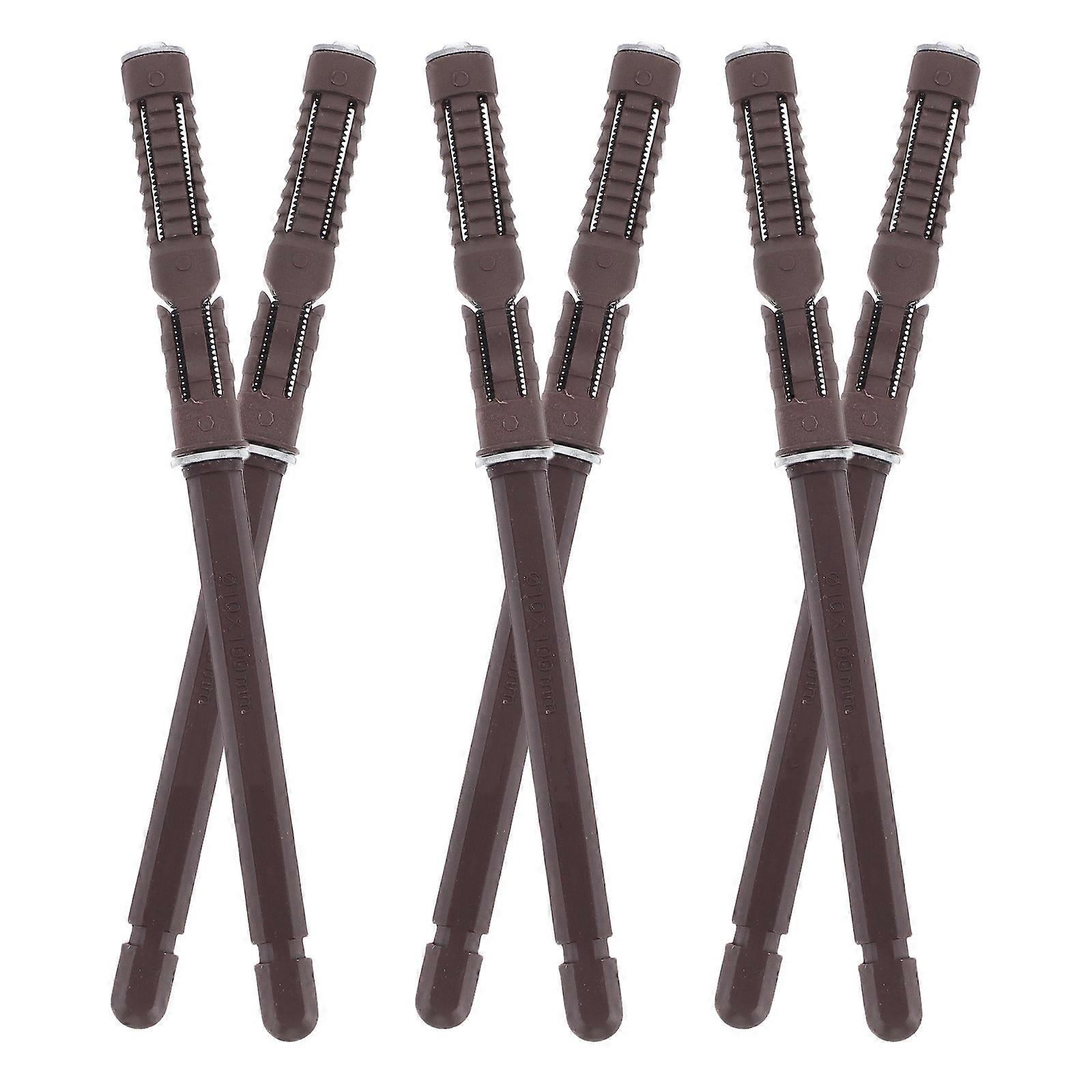 Floating Shelf Hardware Durable Metal Iron And Pp Materials Decorative Use Invisible Bracket 6Pcs