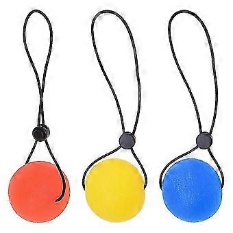 3 stks Siliconen Handgreepballen Decompressieballen Oefening Fitness Ballen Speelgoed-FCY