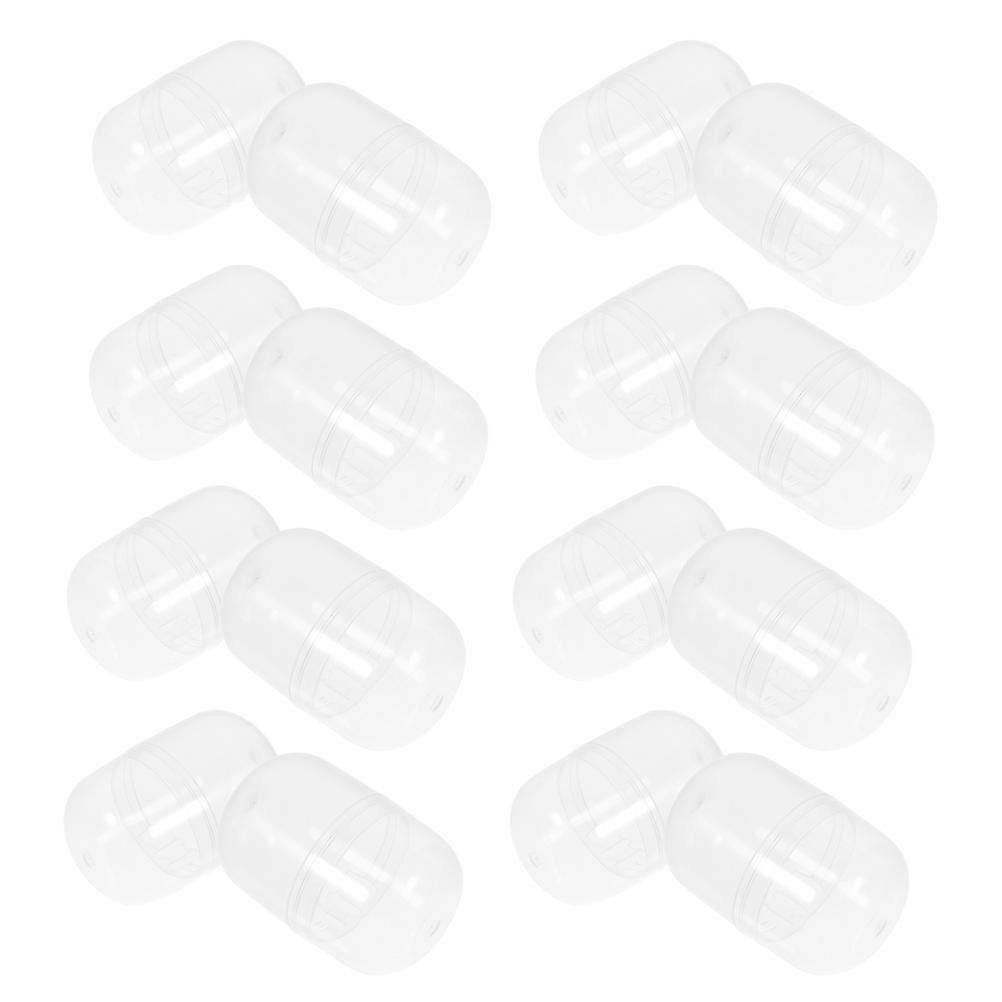 Fillable Transparent Balls Vending Machine for Storage 60Pcs Plastic