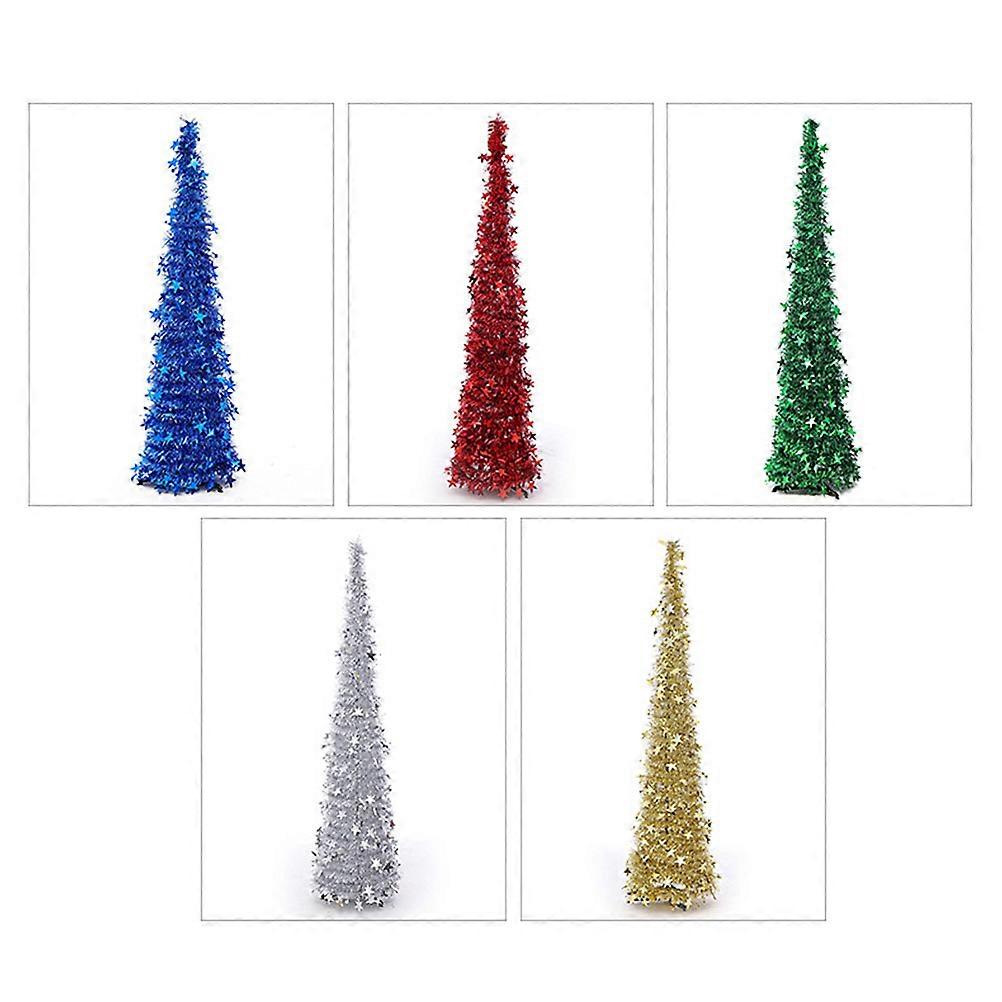 Foldable Christmas Tree Pet Plastic Christmas Decoration for Home Decor