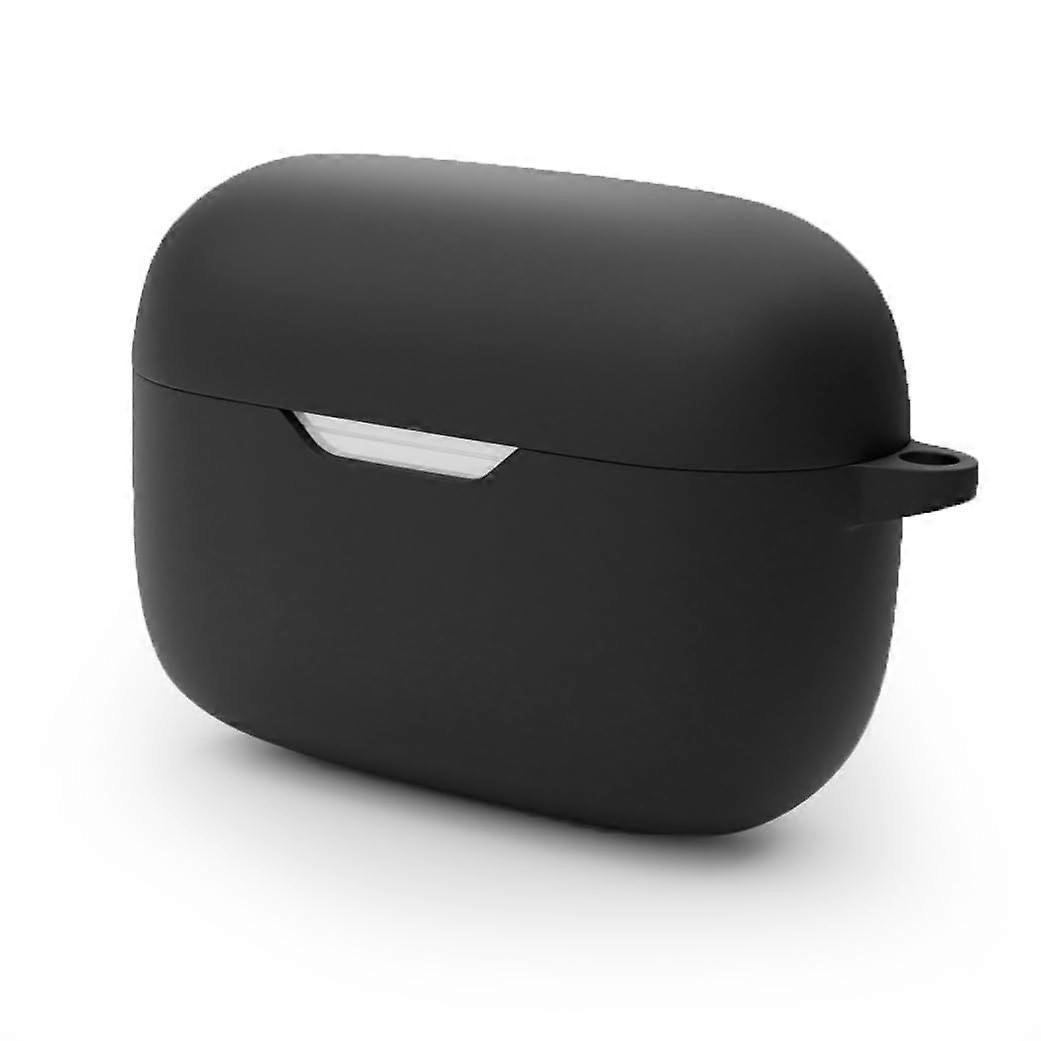 Silicone Protective Case Cover for Wireless Earbuds Black Dustproof Shockproof