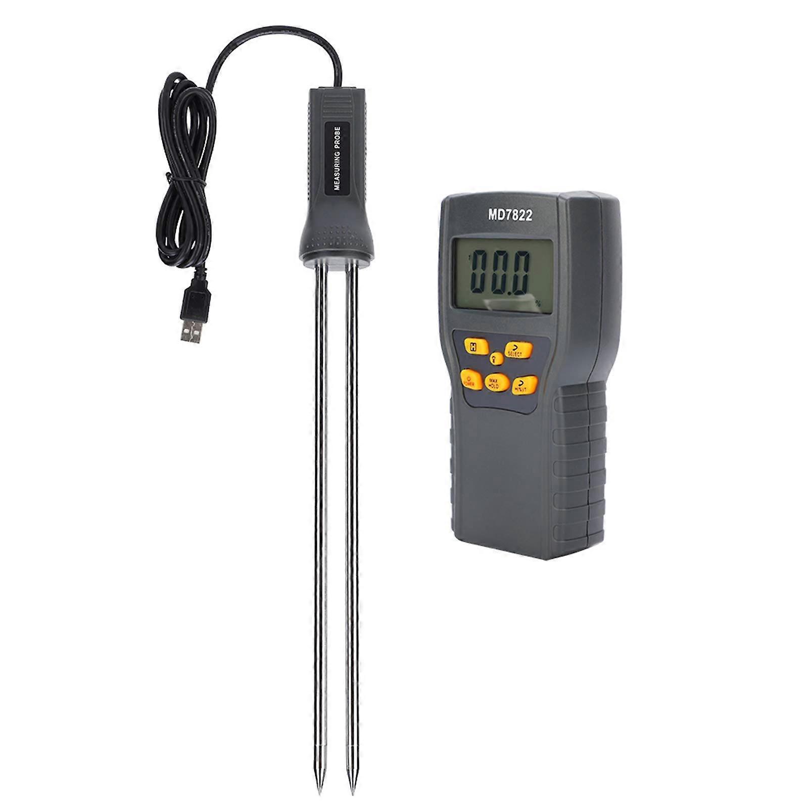 Digital Moisture Meter for Wood, Concrete, Rice and Soybean with Fast Accurate Display