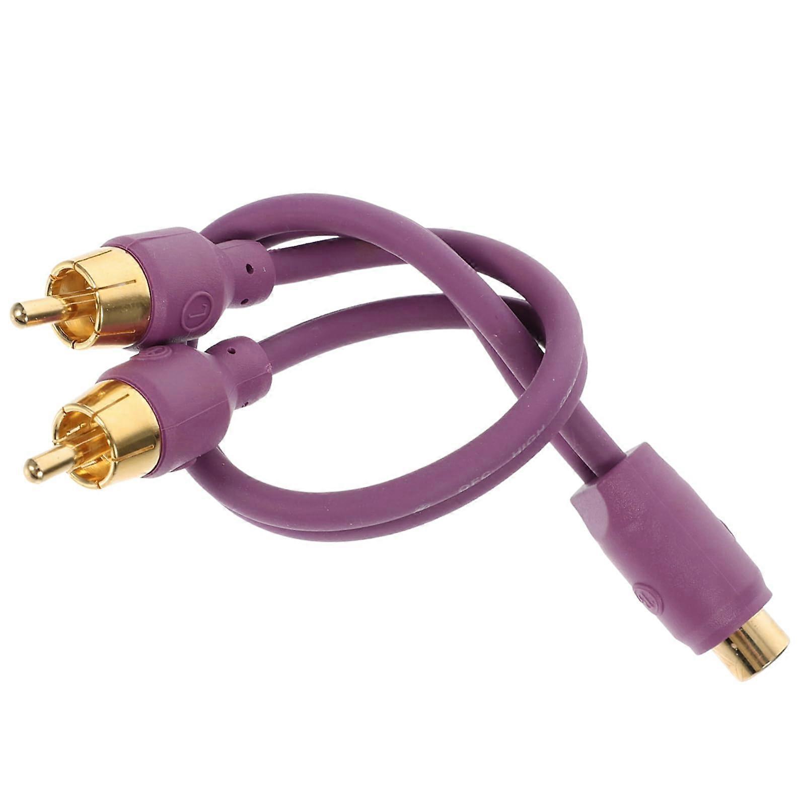 Audio Splitter Cable for Car and Home Stereo with Durable Speaker Wire and Enhanced Bass Output