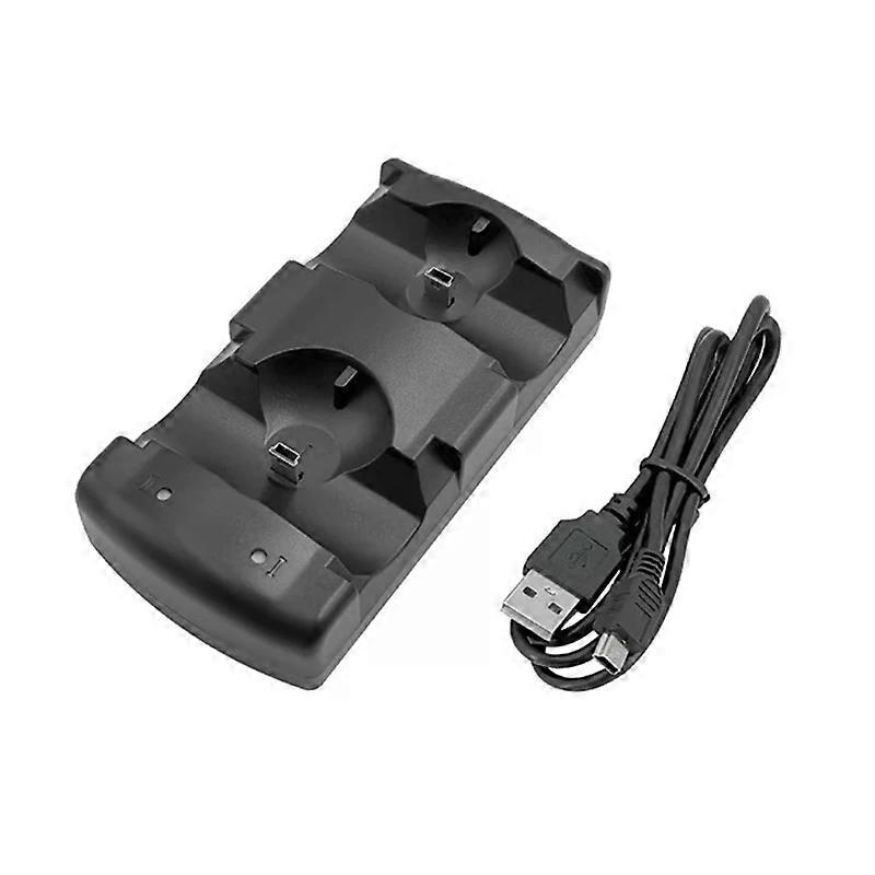 Dual USB Fast Charging Dock Station for PS3 Controller & PS3 Move, Professional Charger Stand for PS3 Gamepad
