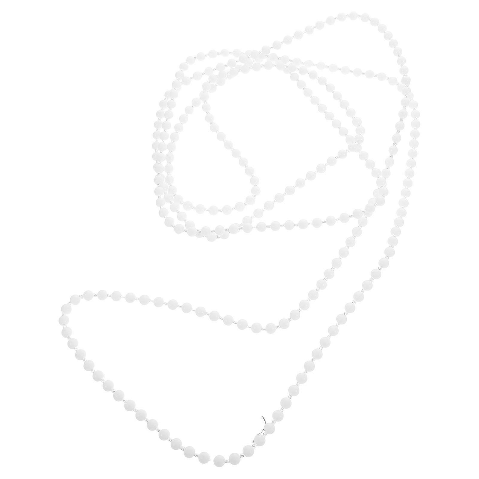 White Plastic Blinds Beaded Chain Cord for Blinds Roller Accessory