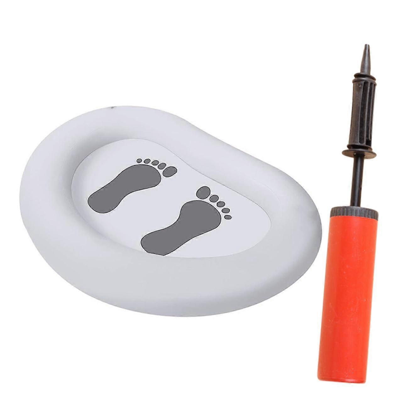 Inflatable Foot Bath for Pool Entry Collapsible Portable Foot Soak Basin Easy Clean SpaceSaving