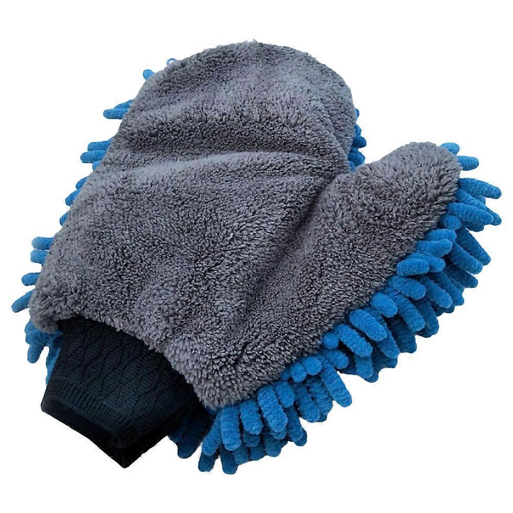 Quick Dusting Mitt Chenille Car Wash Gloves with Waterproof Function 1Pcs