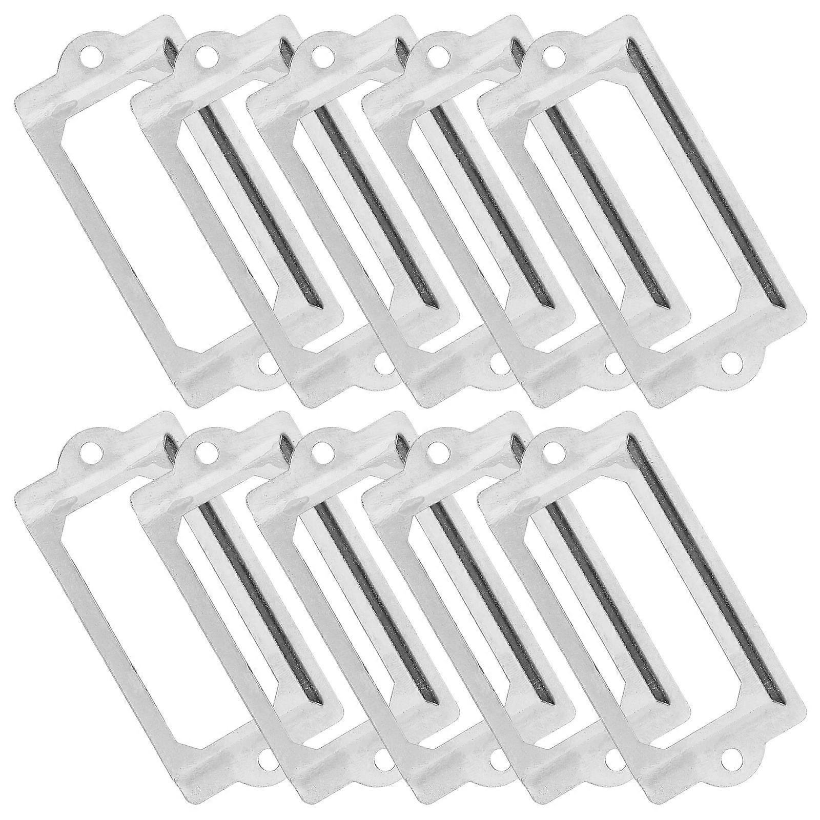 Retro Drawer Label Frame Holder for File Organization 4Sets