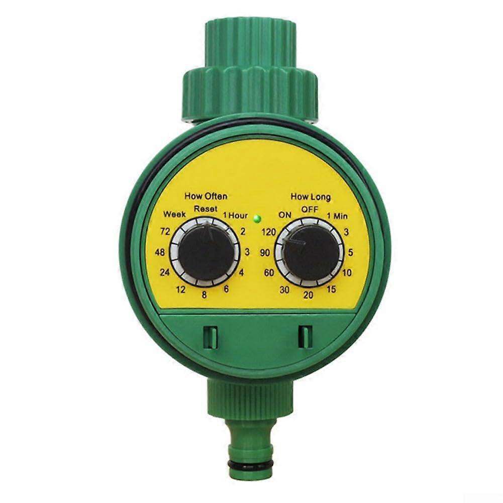 Garden Hose Timer with Dual Dial, Programmable Irrigation Controller for Custom Lawn and Garden Watering