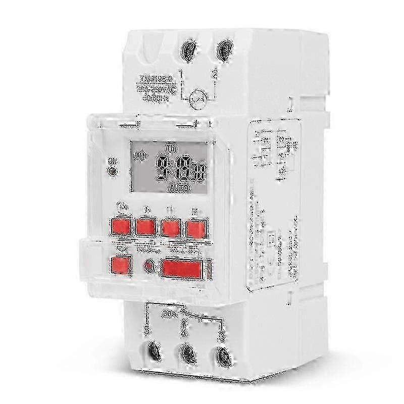 TM919B 220V 30A Automatic Digital Timer Switch DIN Rail for Energy Saving 26s