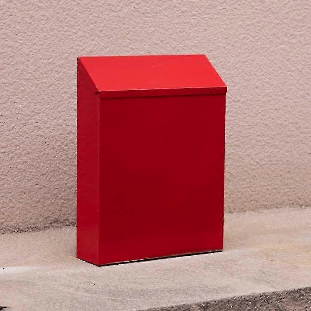 25-26 Metal Postbox with Lock Mail Box Universal Mailbox Versatile Drop Box for Outside House