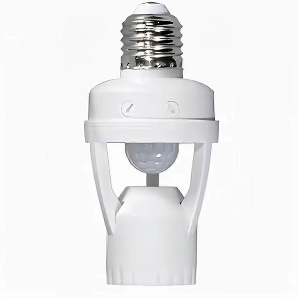 Socket E27 Converter With PIR Motion Sensor Ampoule 110-240V LED E27 Lamp Base Intelligent Light Bulb Switch MAX 60W