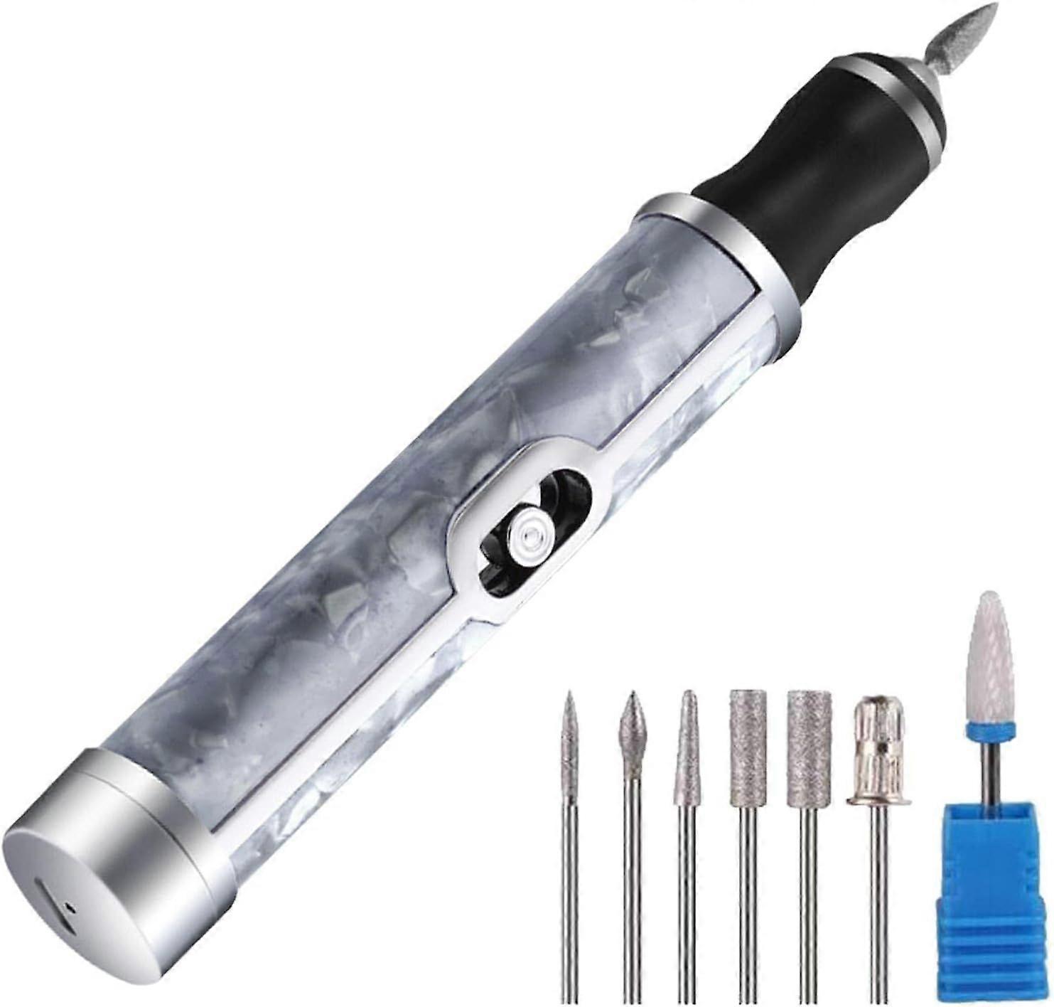 Electric nail file, manicure grinder,Bule