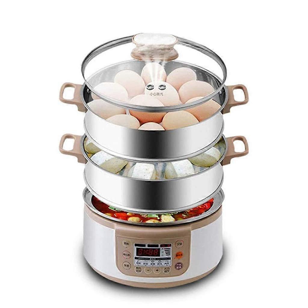 3Layer Rapid Egg Cooker Electric Egg Steamer with Large Capacity and Auto ShutOff Safety