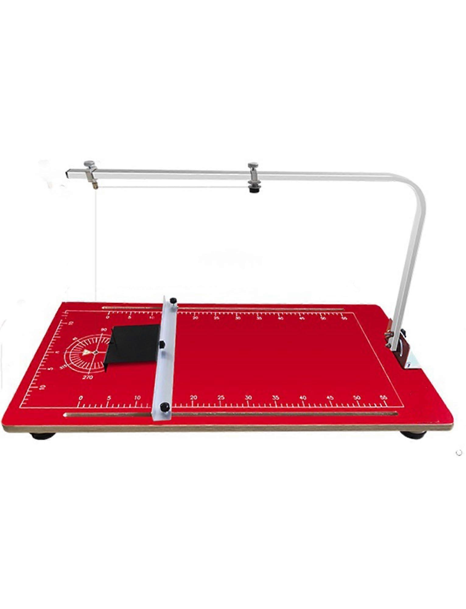 Hot Wire Foam Cutter with Adjustable Temperature, Vertical 38x58cm Alloy Frame for Precision Crafting