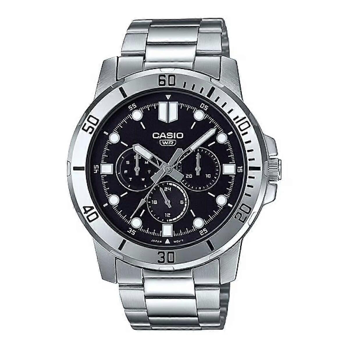 Men's Watch Casio MTP-VD300D-1E Silver (Ø 45 mm)