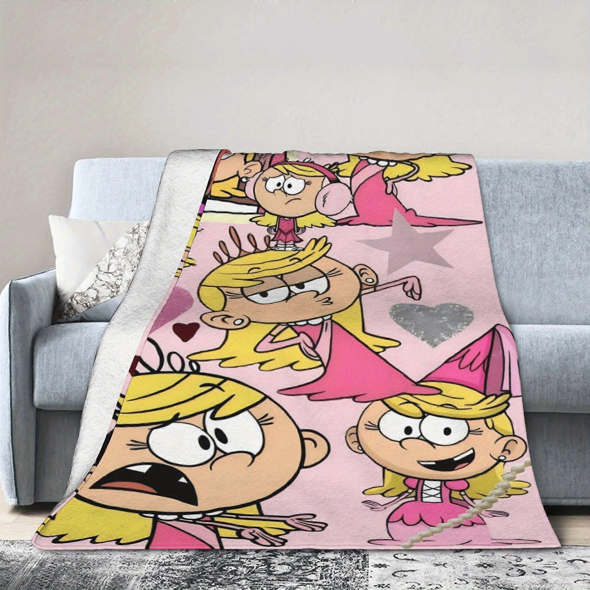 This Loud House Themed Flannel Blanket Soft Warm