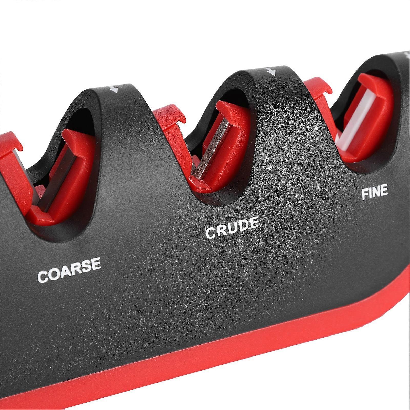 4 in 1 Multifunctional Knife Sharpener Adjustable Manual Sharpening Tool for Kitchen Knife Scissors