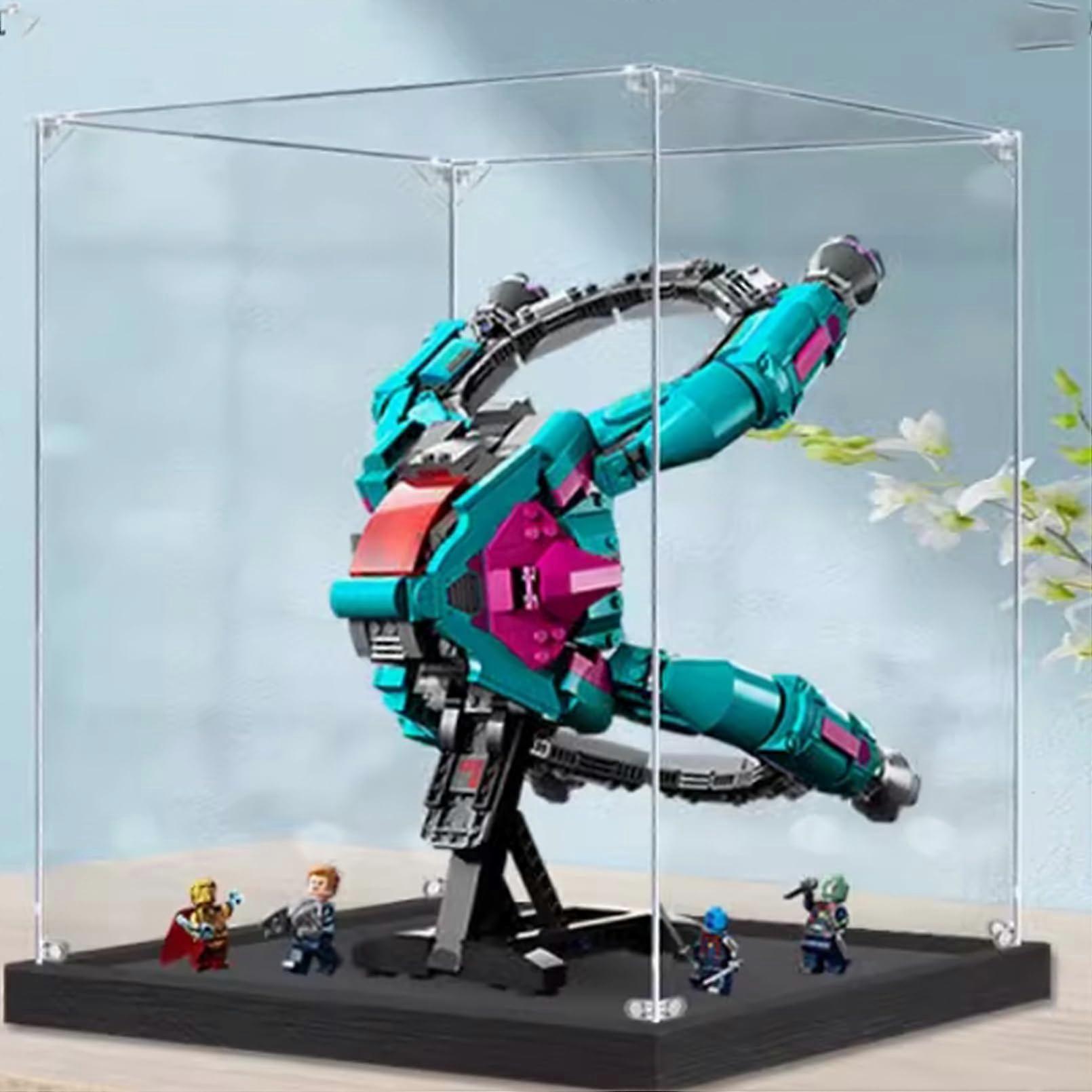 Acrylic Display Case for  Airship, Dustproof Clear Showcase, Transparent 3mm