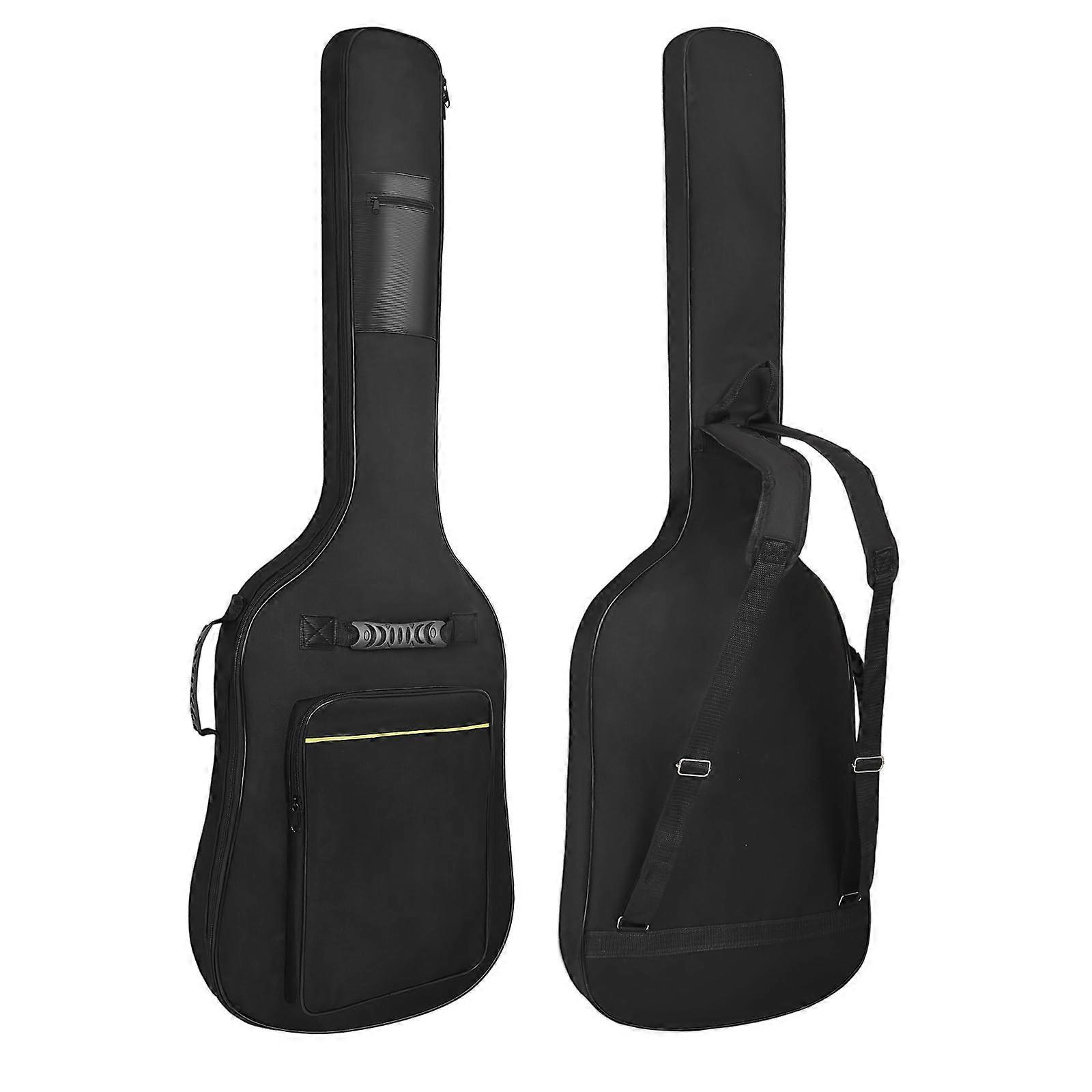 Bass Guitar Gig Bag with Thick Padding, Waterproof Case 46 Inch, Pockets and Shoulder Straps
