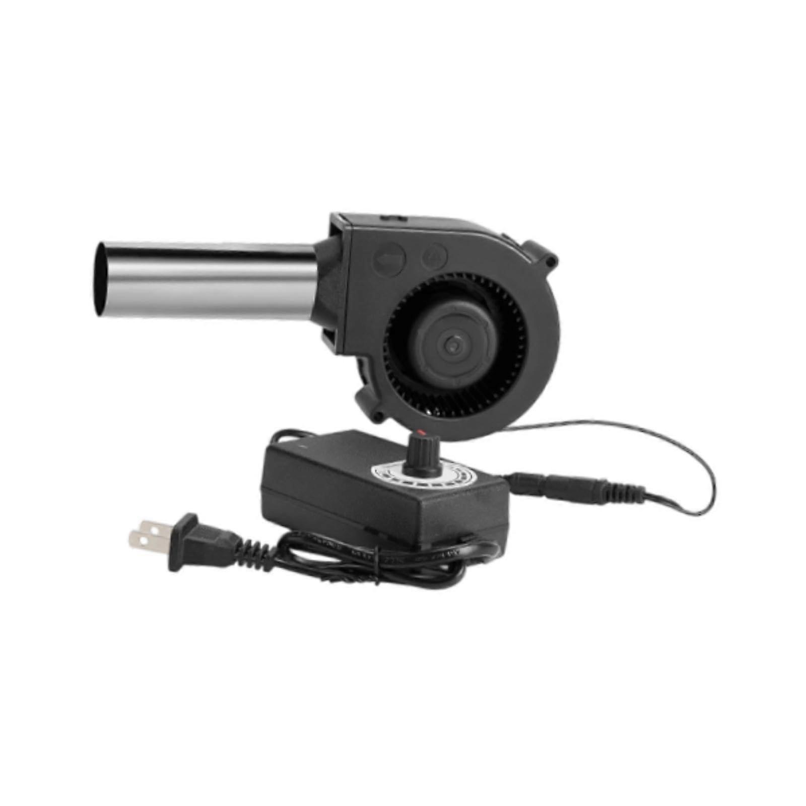 BBQ Blower Fan with Adjustable Airflow Control for Fast Fire Ignition and Charcoal Camping Grill