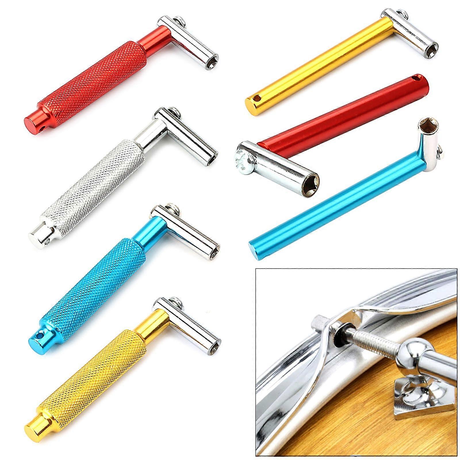 Drum Tuning Key Durable Metal Build Compact Lightweight Tool for Fast Head Change