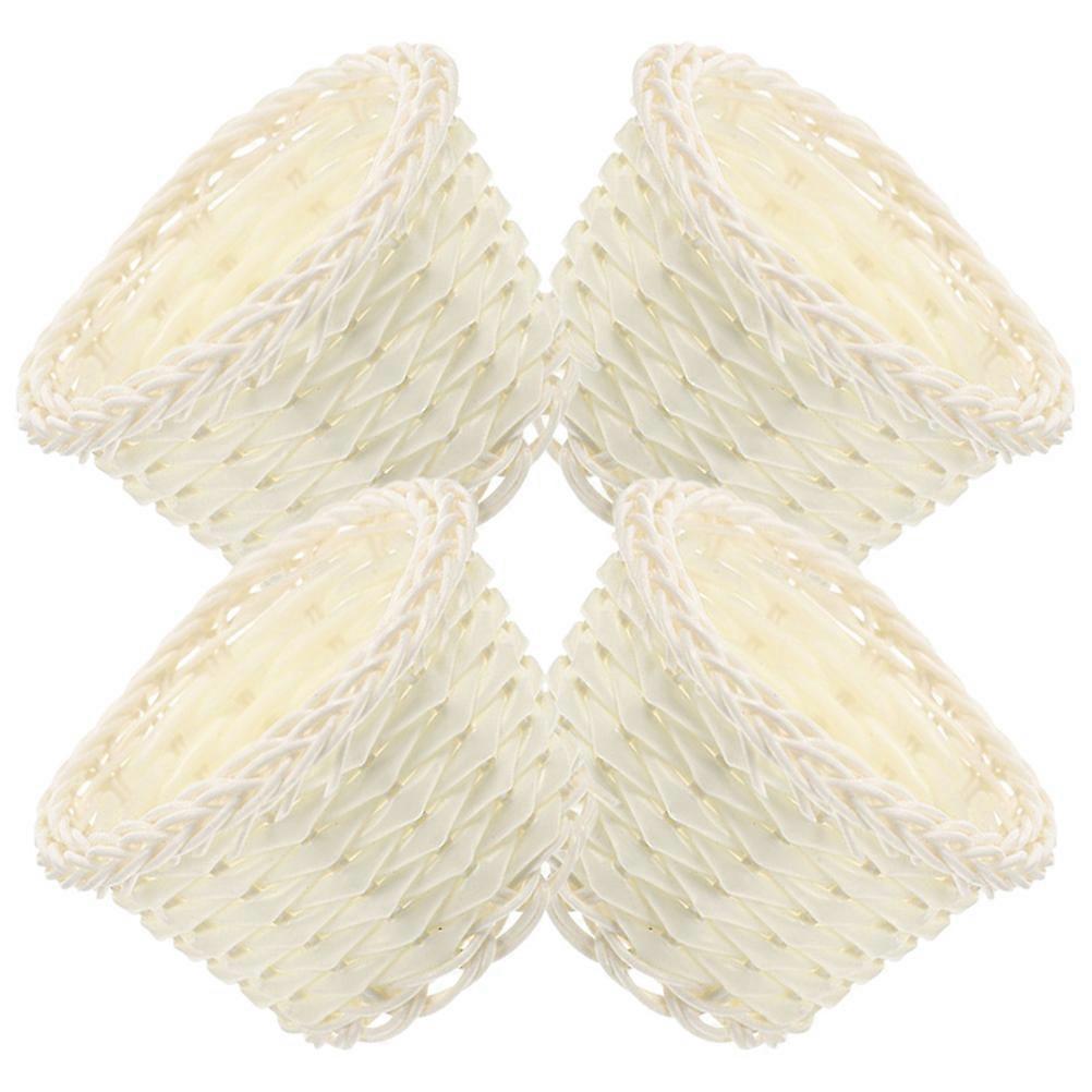 Doll House Accessories 4Pcs Mini Woven Baskets for Storage Use