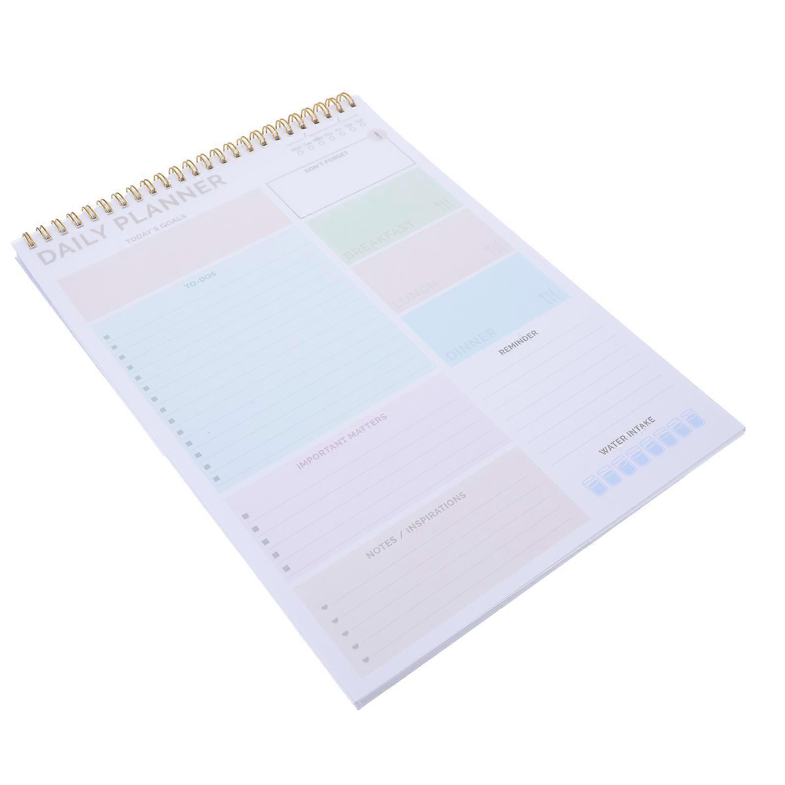Plan Daily Tasks with Daily Planner to Do List Notepad for Writing Use Pink