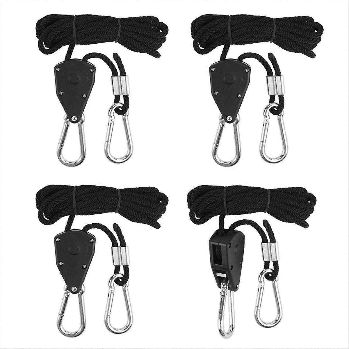 4Pcs 1/8Inch Adjustable Heavy Duty Rope Hanger