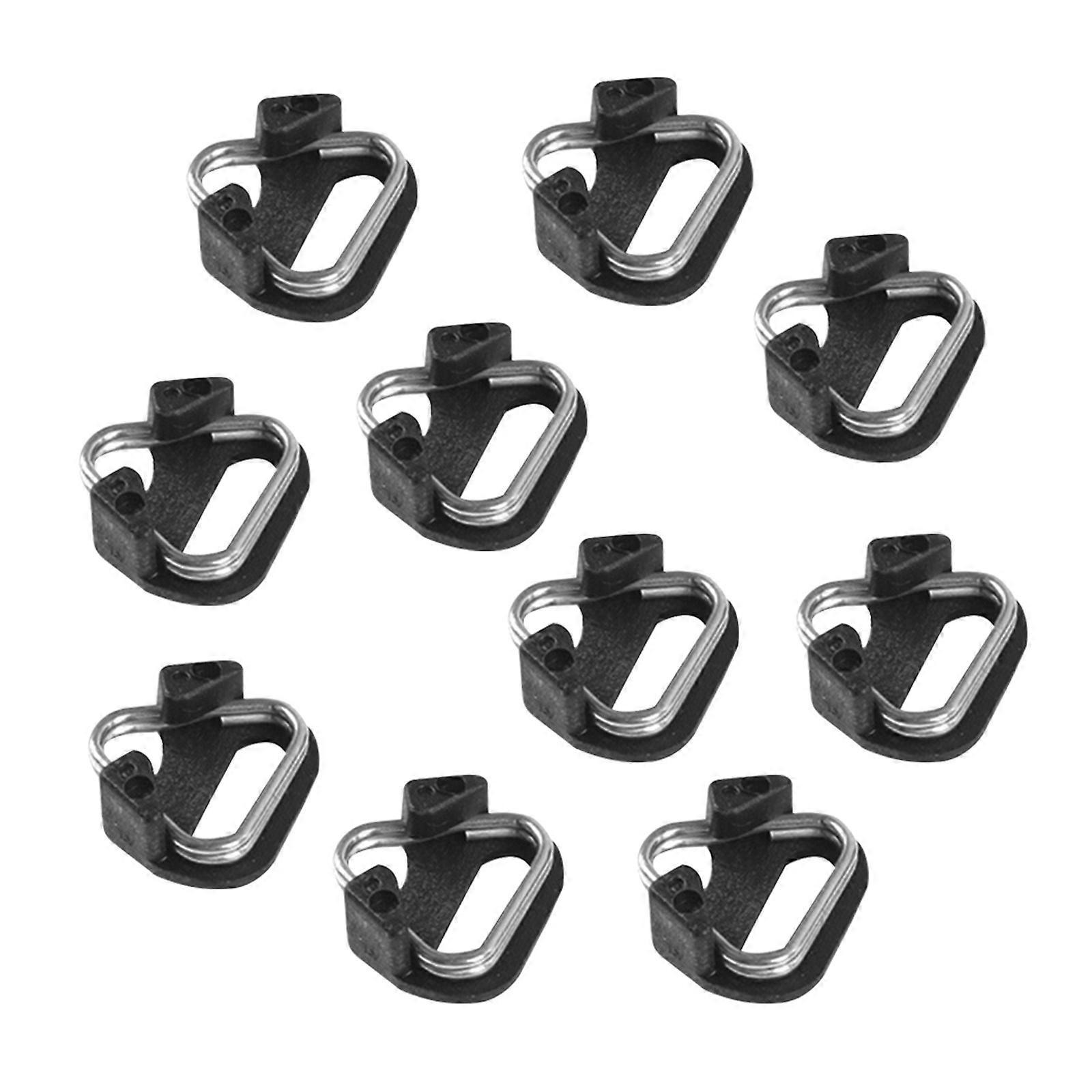 Triangle Split Ring Camera Clip for Waist Belt Strap 10Pcs Set