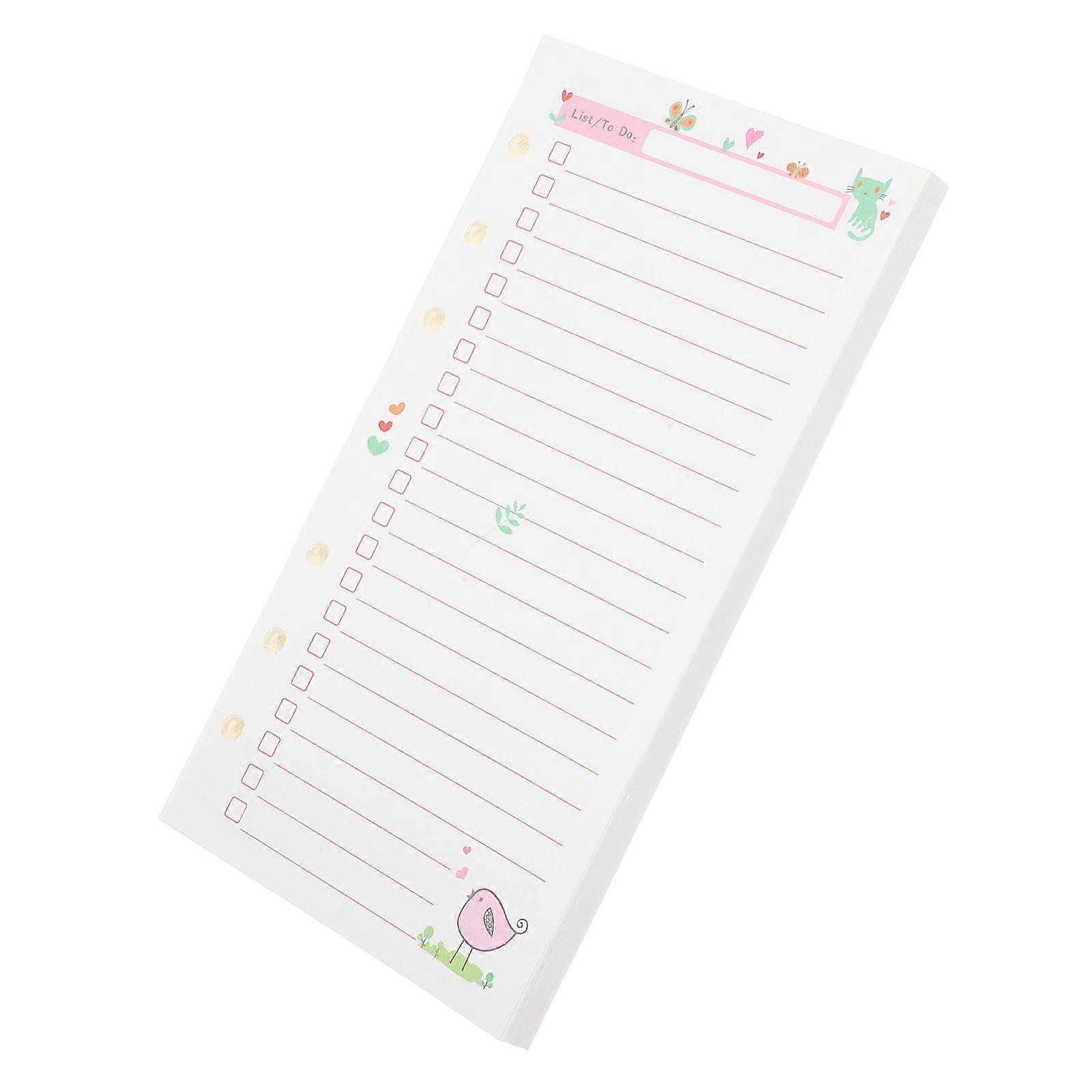 Loose Leaf Notebook Replacement Paper for Planner Binder 1 Book Notepad Refill