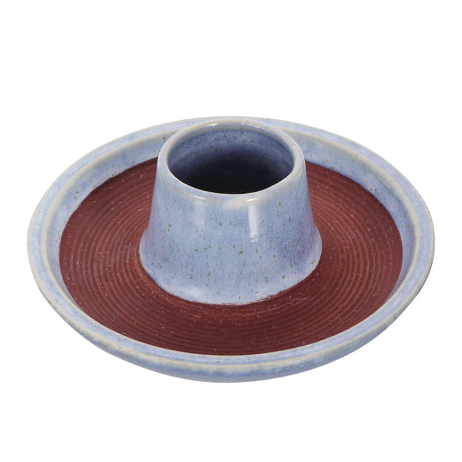 Multi-Functional Ceramic Jar for Match Storage and Ash Holding