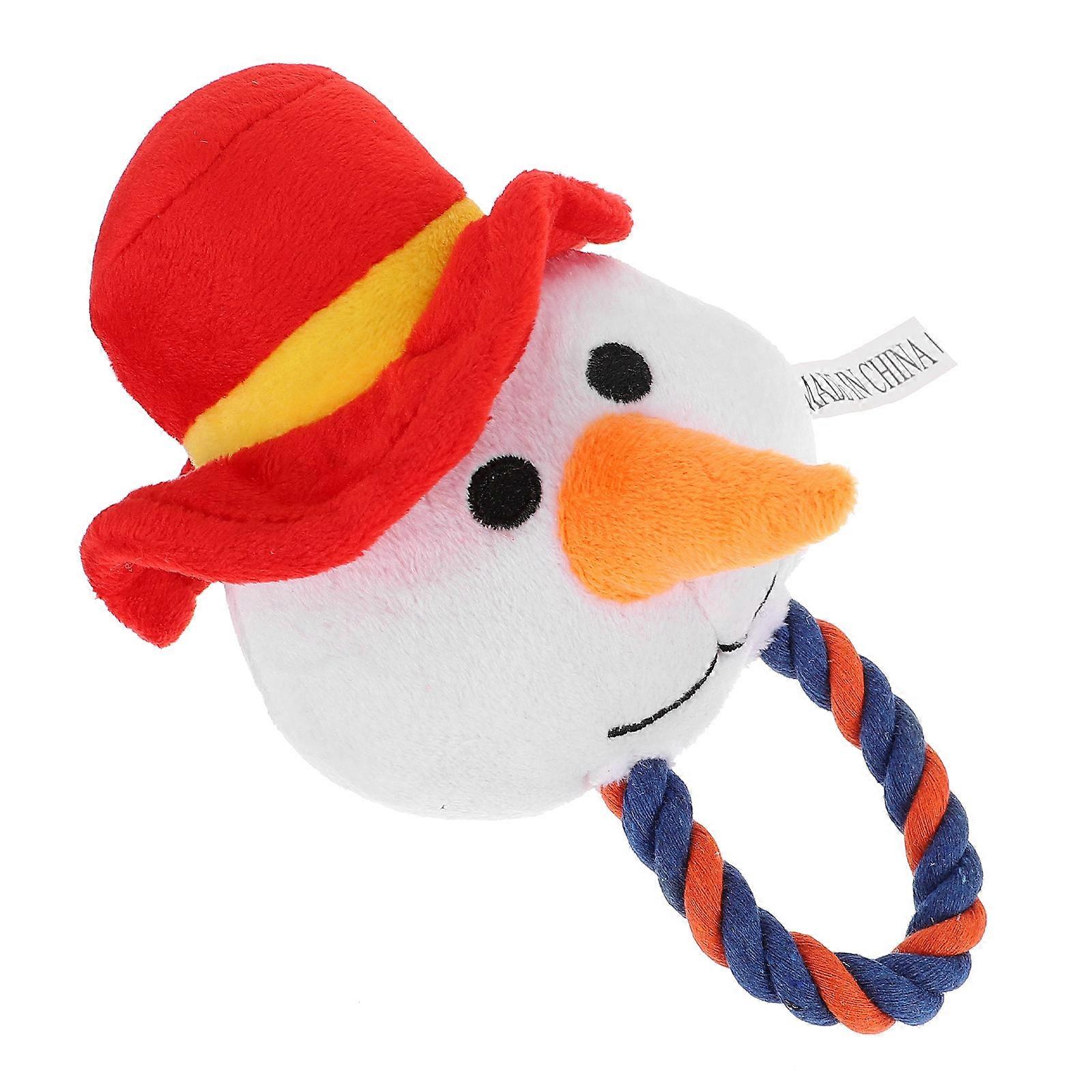 Pet Cat Dog Chewing Toy for Bite-Resistant Play 2Pcs Red Interactive Toy