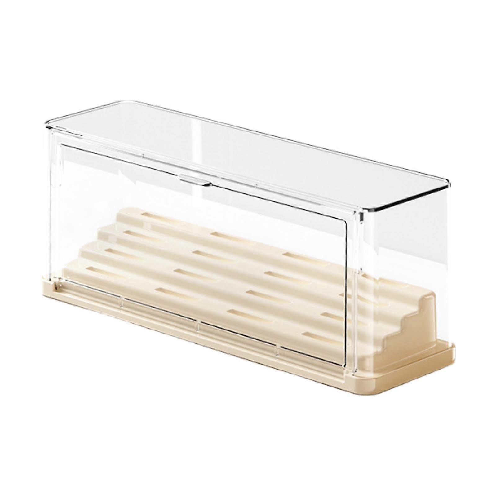Yellow Acrylic Multi Layer Stackable Display Case for Mini Action Figures and Collectibles