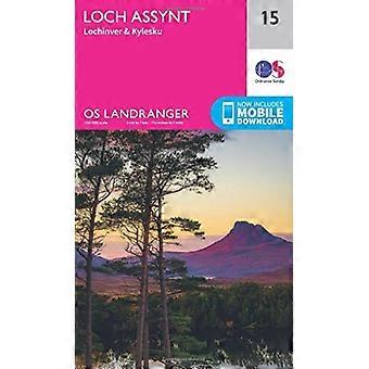 Landranger (15) Loch Assynt, Lochinver & Kylesku (OS Landranger kort)